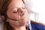 ETCO2 mask in use